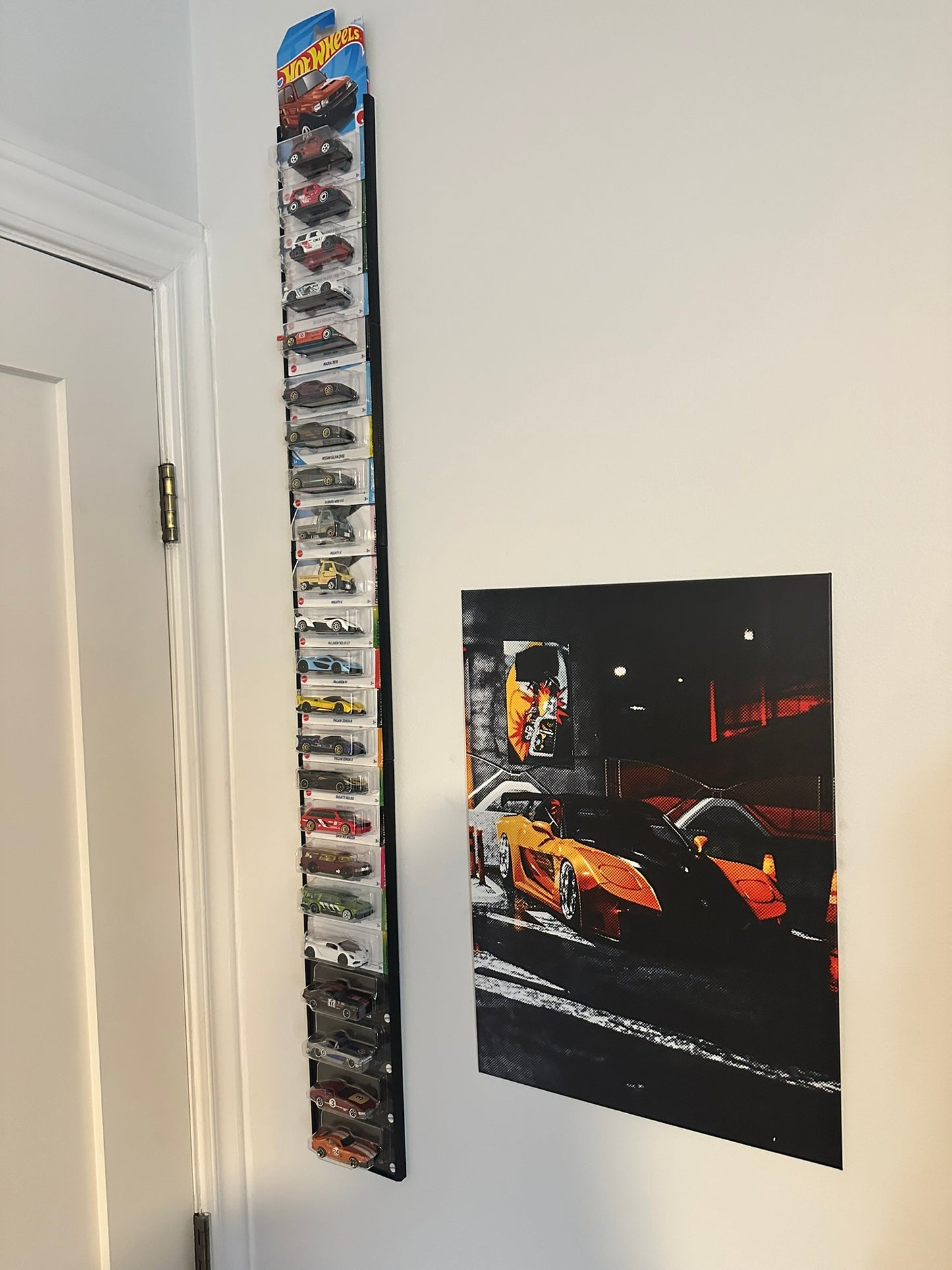 HOT WHEELS WALL DISPLAY