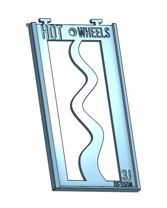 STL FOR 3D PRINTING HOT WHEELS WALL DISPLAY